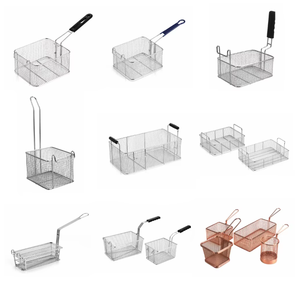 Canasta Freidora de Acero Inoxidable de Grado Comercial, Canasta Freidora Profunda Resistente para Restaurantes y Servicios de Catering - Product Image 6