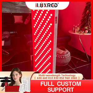 แผงไฟบำบัดแสงสีแดง ILUXRED OEM Revel ขนาดใหญ่ แบบตั้งพื้น ครอบคลุมทั้งร่างกาย 9 คลื่น สำหรับห้องซาวน่า - Product Image 1