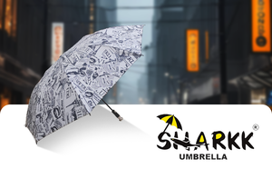 Sharkk 99 Amaze 2 Fold <b>Umbrella</b> for Men and Women Printed Compact Rain <b>Umbrella</b> with Strong Iron Frame Handle - Product Image 5
