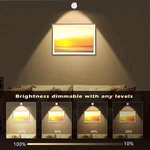 Prix de gros Mini veilleuse murale portable alimentée par batterie intérieur chevet télécommande RVB 13 couleurs Led Puck Light éclairage de fête - Product Image 3