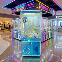 BBY Machine à griffes à monnayeur personnalisée, machine de jeu d'arcade commerciale de capture de prix pour centre commercial, centre de jeux, parc d'attractions