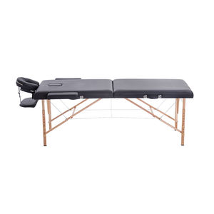 <span class=keywords><strong>Table</strong></span> <span class=keywords><strong>de</strong></span> <span class=keywords><strong>Massage</strong></span> en bois Portable en matériau métallique pliant double professionnel Design moderne pour une utilisation en extérieur Salon <span class=keywords><strong>de</strong></span> spa facial - Product Image 3