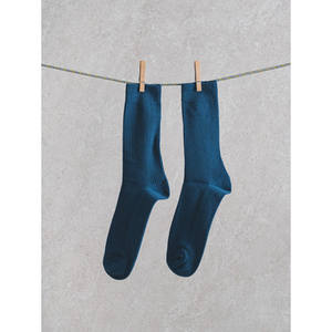 Monfoot Hommes Golgi Long Neck Socks Bleu Blanc Daily Sporty Jacquard Sublimation Patterns Spandex ODM Digital Printing Cuff - Product Image 1