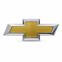 Badge de voiture en ABS chromé de luxe, finition argentée, pour Chevrolet, emblème avant et arrière, prix pour commande en gros