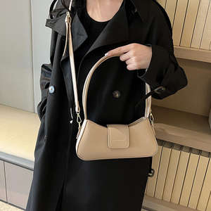 กระเป๋าถือแบบพับได้สำหรับผู้หญิง  โลโก้สั่งทำได้  กระเป๋าหนังแฟชั่น กระเป๋าสะพายข้างผู้หญิง - Product Image 5