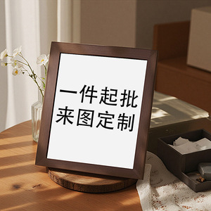 Custom-made American retro wooden photo <b>frame</b> ornaments for cross-border independent websites. Factory direct sales based on - Product Image 1