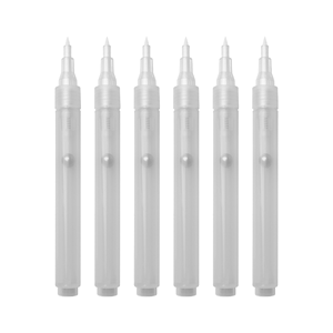 Rotulador vacío al por mayor de fábrica, barril de bolígrafo transparente, 0,7mm, 1mm, agregar cualquier tinta, rotulador vacío de grafiti de colores - Product Image 1