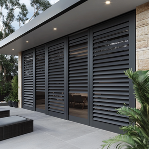 Hệ thống khung cửa sổ nhôm, các tùy chọn cố định và điều chỉnh để thông gió và kiểm soát sự riêng tư - Product Image 2