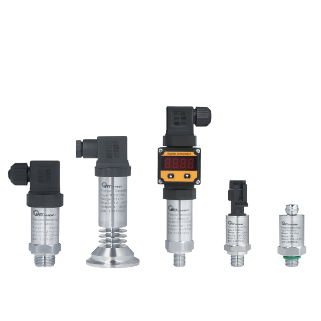 WTsensor CE RoHS Stainless Steel 304/316 IP65/IP68 0-10V 0-5V Diaphragm Pressure Sensor & Indicating Transmitter