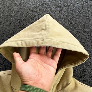 Fabricant de vestes bomber à capuche personnalisées, vestes de travail matelassées et rembourrées, coupe ample, style pompier, avec boucle à fermoir, pour le travail à Detroit - Product Image 3