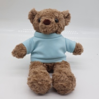 Échantillon Gratuit - Ours en Peluche Personnalisé Ultra Doux avec Logo, Rembourrage en Coton PP, Impression de Logo Personnalisable