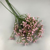 Buket Bunga Plastik Babys-breath Gaya Hutan Dekorasi Latar Belakang Pesta Pernikahan Alat Peraga Foto Buatan Tangan Ikat Tangan Dekorasi Rumah Floral