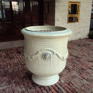 Grands pots de fleurs en céramique méditerranéenne créatifs et émaillés pour jardin moderne et utilisation en extérieur - Product Image 4