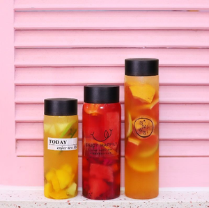 زجاجة شرب ماء فارغة شفافة فريدة من نوعها من العلامة التجارية الخاصة - Product Image 6