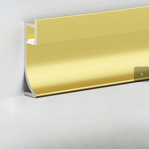 Plinthe en aluminium pour canal LED |   Profilé <span class=keywords><strong>de</strong></span> sol à lumière diffusée pour salon et <span class=keywords><strong>couloir</strong></span> - Product Image 4