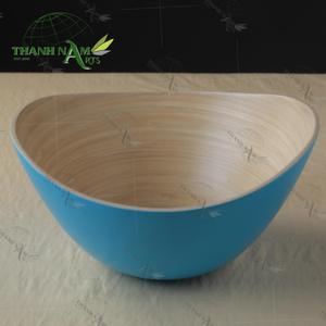 Sustainable Modern <b>Bamboo</b> <b>Bowl</b> Set Customized Color for Home Dining Perfect for Serving Fresh Foods and Snacks - Product Image 6