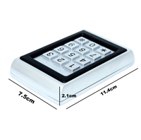 Clavier de contrôle d'accès autonome 125KHZ carte RFID contrôleur d'accès de serrure de porte intelligente