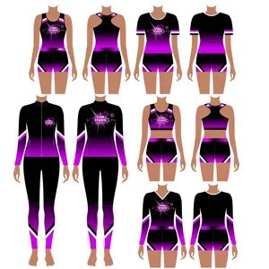 Sublimated Dance Training Wear Stripper Outfits