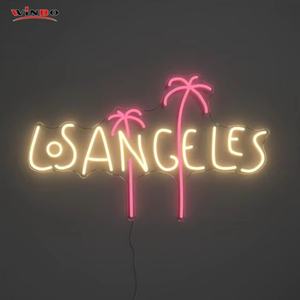 عرض مميز ، ترحيب مخصص في لاس فيغاس لوس أنجلوس لافتة نيون ليد مثبتة على الحائط ضوء نيون ليد - Product Image 2