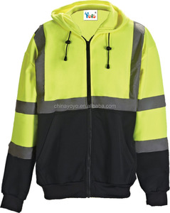 Sweat-shirt à capuche réfléchissant haute visibilité - Product Image 4