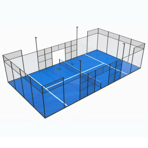 Cancha de tenis de Pádel panorámica de nuevo estilo para interior/exterior Canchas de Pádel Cancha de Pádel Equipo deportivo Pista de pádel - Product Image 1
