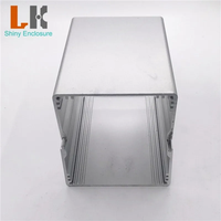Boîtier d'amplificateur de puissance en aluminium extrudé DIY 90*90*100mm, boîtier de carte de circuit imprimé, boîtier électronique en aluminium anodisé personnalisé