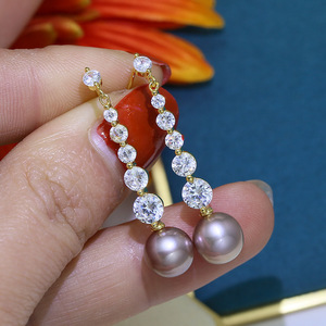 Eleganti Orecchini Pendenti Lunghi per Donne, Accessori per Orecchie Semplici e alla Moda per Uso Quotidiano - Product Image 1