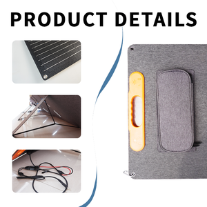 <span class=keywords><strong>200W</strong></span>屋外折りたたみ式ソーラーパネル耐水性ポータブル単結晶高性能23.5% 効率CE認証 - Product Image 5