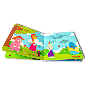 Libro de sonido impreso personalizado para niños libro de sonido de música multilingüe personalizable de tapa dura para niños con función de audio - Product Image 4
