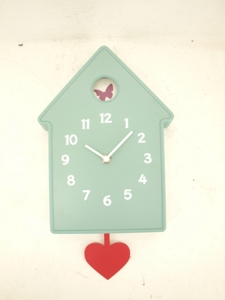 Unique Modern Birdhouse Wall <b>Clock</b> with Deer Pendulum Wall <b>Art</b> Home Decor for Living Room Bedroom Kitchen - Product Image 4