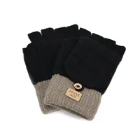 Gants d'hiver sans doigts pour femmes et hommes unisexes avec protection des doigts, compatibles avec les écrans tactiles, pour une utilisation quotidienne et en extérieur, offrant une chaleur optimale