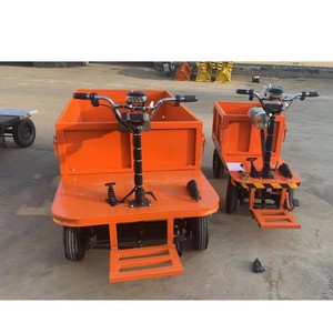 Electric <strong>Flat</strong> Transport Vehicle Used Golf <strong>Cart</strong> Rear Seat Electric Cargo Trolley - Product Image 5