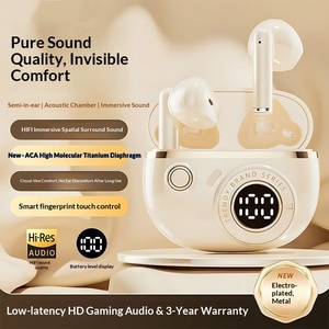 Écouteurs sans fil Bluetooth intra-auriculaires, son HiFi, musique sportive, réduction du bruit, longue durée de vie de la batterie, casque élégant pour la diffusion en direct - Product Image 2