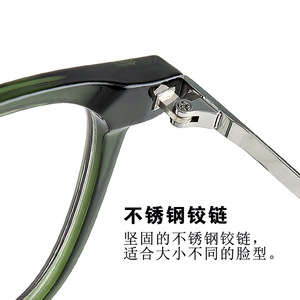 Montures de lunettes carrées Tr90 avec branches en titane, légères, unisexes, pour verres correcteurs, taille moyenne M8052 - Product Image 4