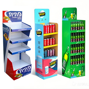 Tùy Chỉnh Tông Pop Đồ Uống Đồ Ăn Nhẹ Sàn Sản Phẩm Hiển Thị Kệ Kệ Rượu Vang Chai Nước Mềm Uống Hiển Thị Đứng Cho Bán Lẻ - Product Image 3