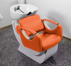 Fauteuil-lave-tête moderne Zs Factory Direct avec nouveau bassin blanc pour salons de beauté et de coiffure - Product Image 5