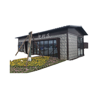 Luxe préfabriqué moderne cabane en rondins paquet plat en bois Villa abri de jardin conteneur extensible bureau hôtel entrepôt traditionnel