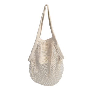 Foldable <strong>Macrame</strong> Long Handle Vegetable Eco Friendly Reusable Cotton Grocery <strong>Bag</strong> Tote String Net Mesh Shopping <strong>Bag</strong> - Product Image 2