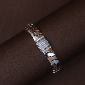 Premium <b>Silver</b> Bracelet Stylish Fashion Jewelry <b>for</b> Women and <b>Men</b> Perfect <b>for</b> Daily Wear Celebrations and Gift Giving - Product Image 3