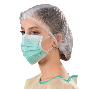 Masque médical de type IIR Tissu respirant et doux à 3 couches pour usage civil ou chirurgical Fabricant direct Fournisseur - Product Image 4