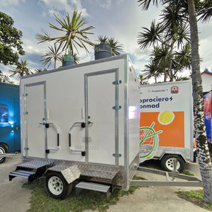 새로운 고급 화장실 트레일러 모바일 화장실 화장실 트레일러 모바일 화장실 야외 휴대용 - Product Image 2