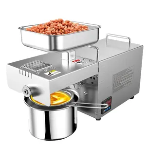 Automático Pequeno Uso Doméstico Extrator De Óleo Presser Olive Kernel Coconut Peanut girassol Seed Doméstico Mini Oil Press Para Cozinha