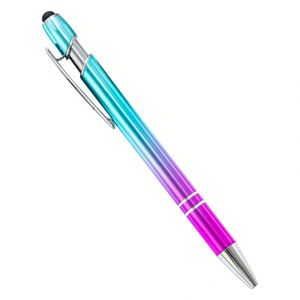 Stylos Gel Métalliques Dégradés Sportifs en Promotion – Personnalisation Publicitaire pour Entreprises, Stylos Bille Nouveauté avec Gravure Laser Personnalisée - Product Image 1
