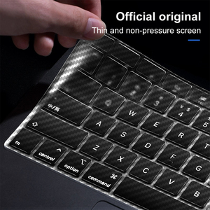 2025 Hot New Carbon Sợi Bàn Phím Phim Bàn Phím Bảo Vệ Da Bao Gồm Cho Macbook 2025-2021 Pro 14 "16" M4 M3 M2 M1 13.6 "M3 M2 - Product Image 6