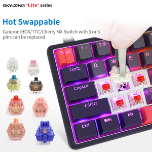 SKYLOONG BOO thème 60% <span class=keywords><strong>Gateron</strong></span> Switch claviers mécaniques clavier mécanique personnalisé pour fabricant - Product Image 4