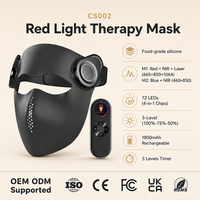 Appareil de beauté intelligent à commande vocale, masque facial, rajeunissement de la peau, masque facial en silicone sans fil 5D pour un soin complet de la peau