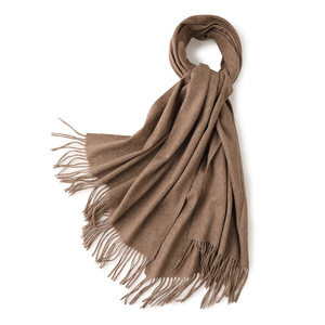 Nuevo Chal de Lana de Cordero de Color Sólido, Bufanda Casual de Invierno Gruesa y Cálida Unisex - Product Image 5