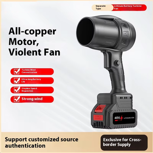 Tragbares industrielles elektrisches DIY-Gebläse Hochleistungs-Turbinen lüfter 21V 4.0Ah Lithium batterie 35000 Winddruck stauben tfernung - Product Image 2