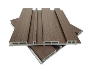 Современная 3D Текстура Древесины Композитная декоративная доска водонепроницаемая для наружных обеденных украшений в классическом стиле - Product Image 3