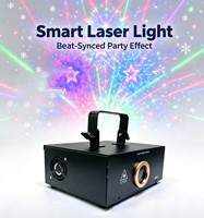 Proyektor Lampu Laser Dinamis 3D Animasi RGB DMX512 Galvanometer untuk KTV, DJ, Klub, Pesta Natal, Panggung Klub Malam